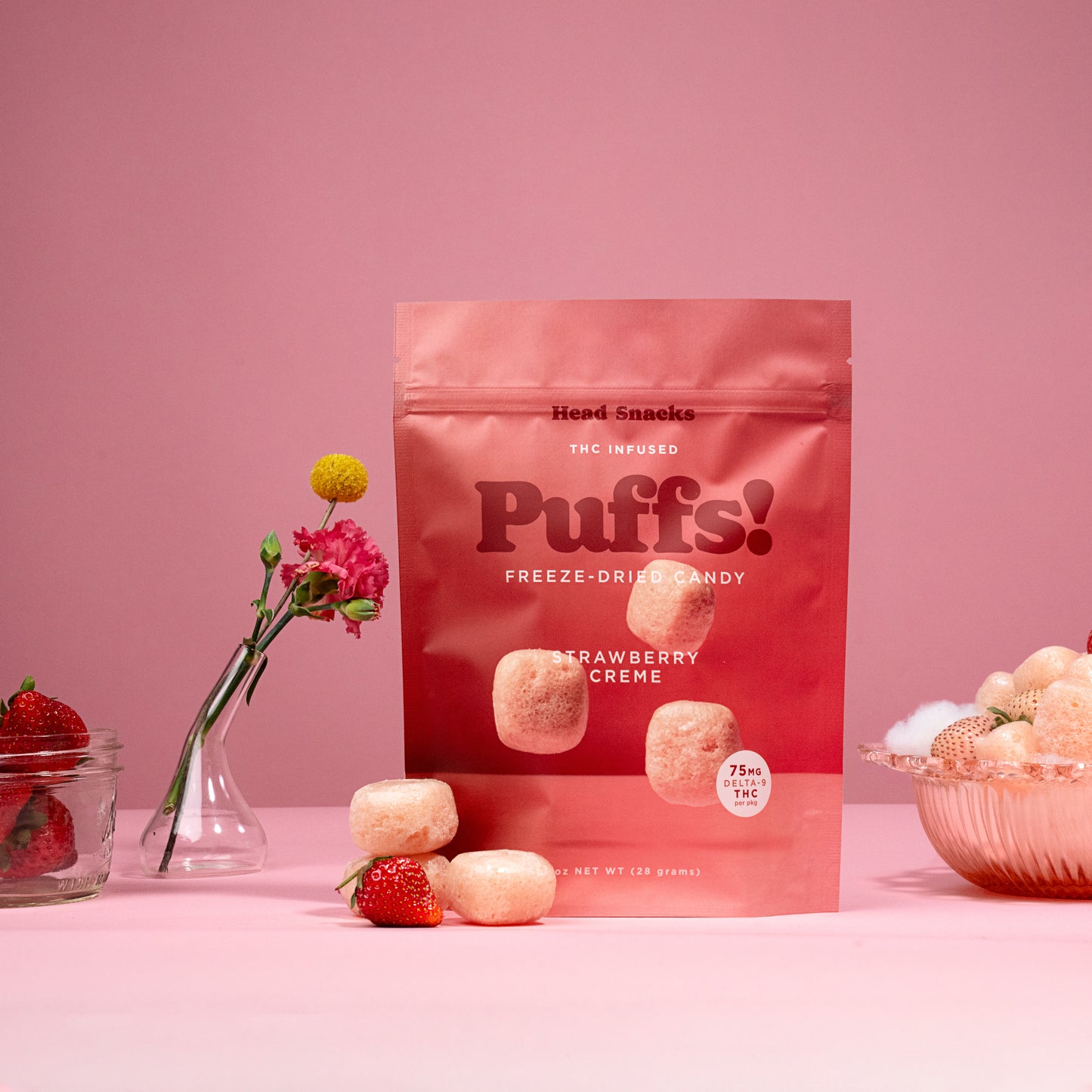 Strawberry Crème Puffs!